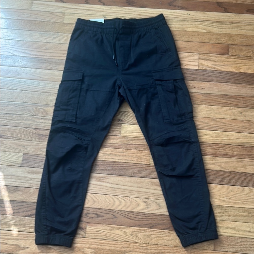 Men's Black Cargo Pants